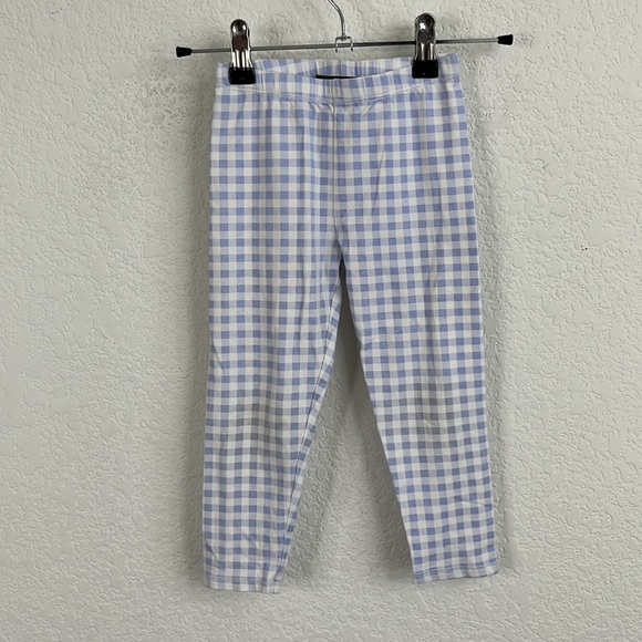 Victoria Beckham Light Blue Gingham Top and Pant Set - Picture 4 of 8